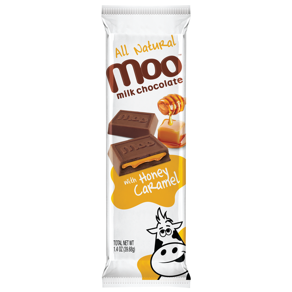 Moo Natural Honey Caramel & Milk Chocolate