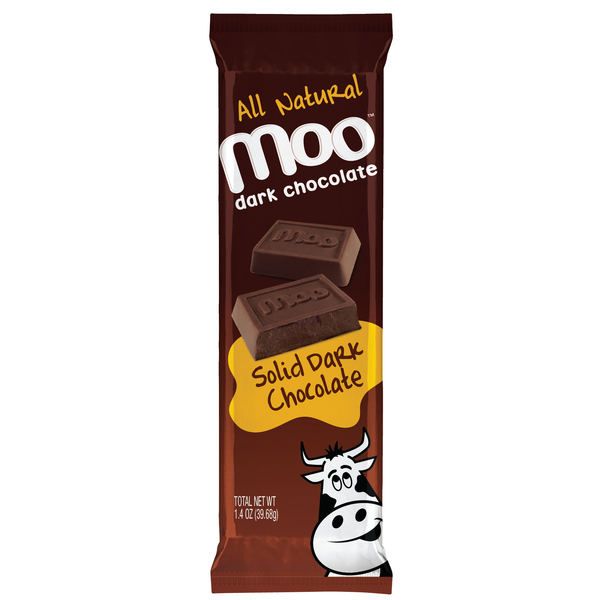 Moo Natural Solid Dark Chocolate Bar