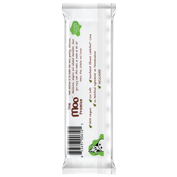 Moo Organic Rice Crisps & Milk Chocolate Bar