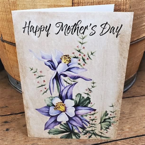 Mother's Day Card Floral by Yesterday's Best