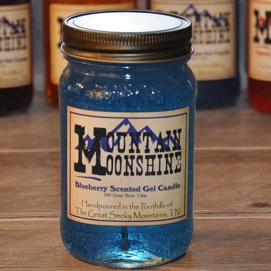 Mountain Moonshine Gel Candle | Blueberry