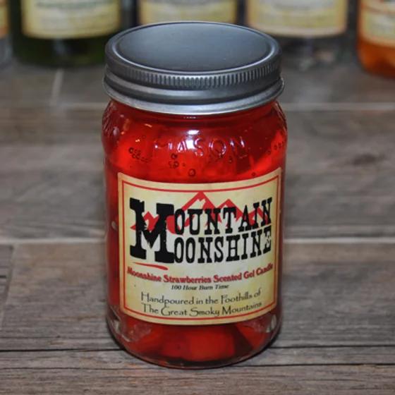 Mountain Moonshine Gel Candle | Strawberries