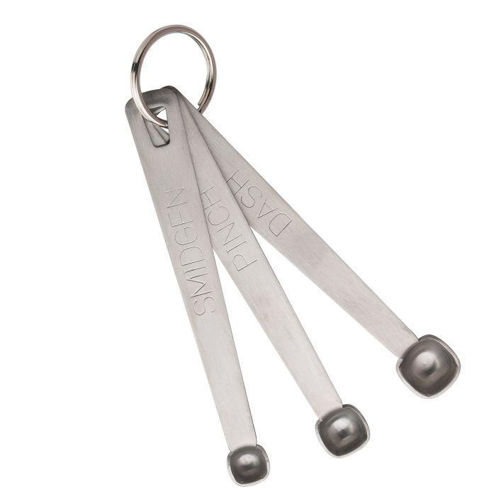 5* Steel Mini Set Dash Pinch Smidgen Norpro Measuring Spoons