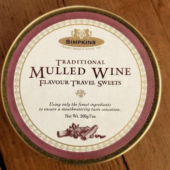 Simpkins Traditional Hard Candy Drops Sweet Tins Mulled Wine