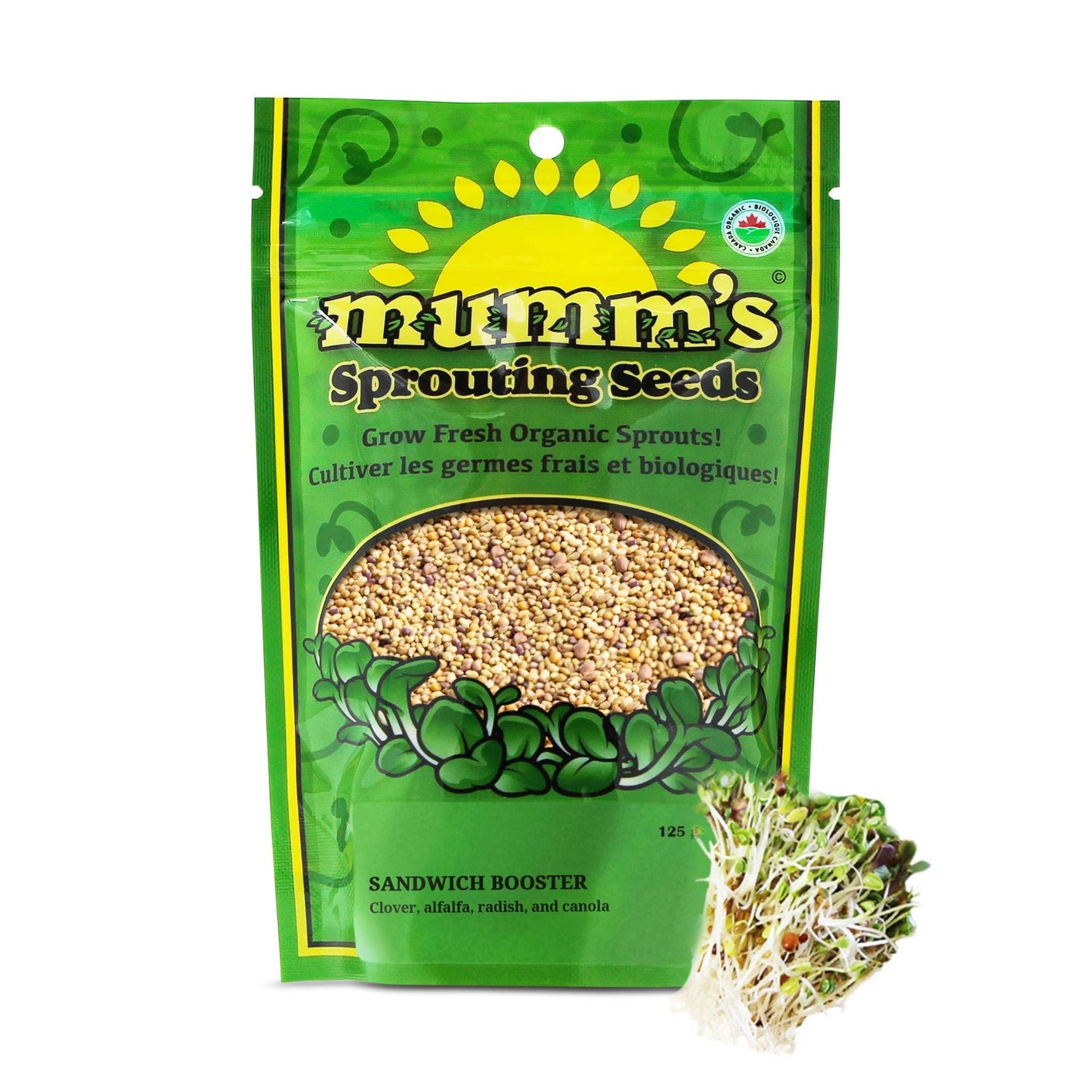 Mumm's  Sprouting Seeds | Sandwich Booster