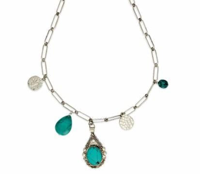 Myra Accessories | Turquoise Stone Necklace