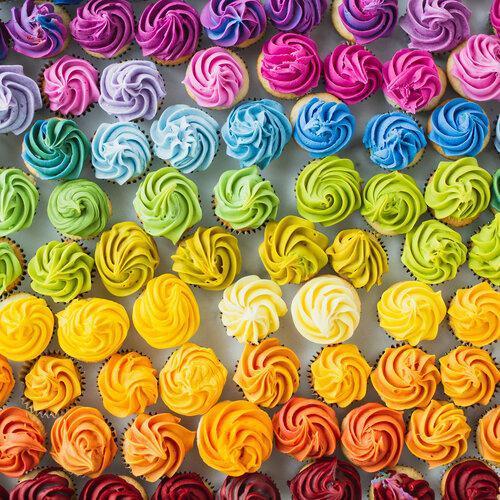 Natural Food Colors & Sprinkles Set with Piping Bags