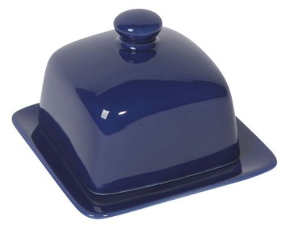 Colorful Square Butter Dishes Navy