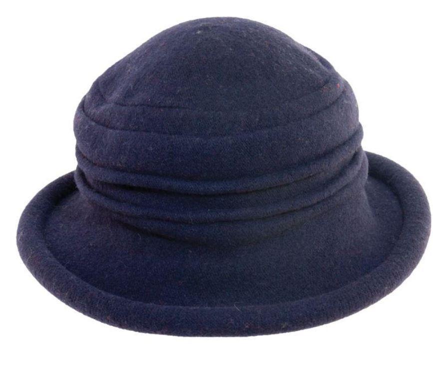 Women's Boiled Wool Cloche Tula Navy