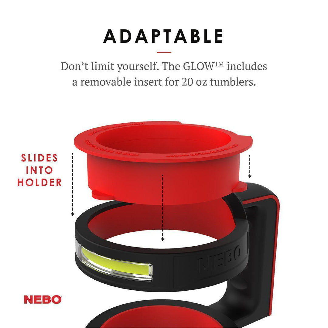 NEBO GLOW Tumbler Handle with LIght