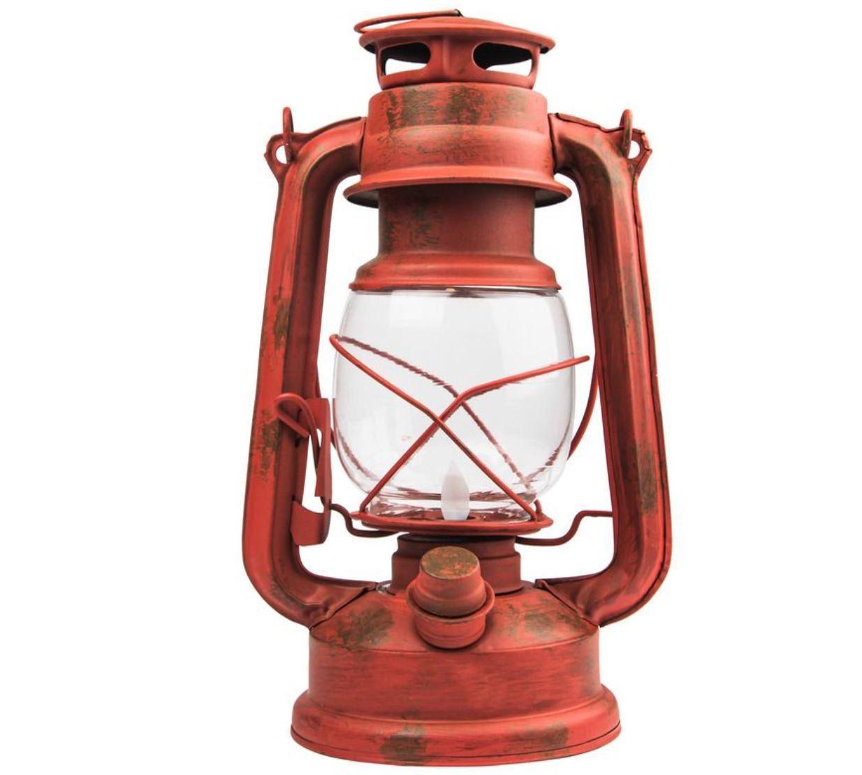 41467EG Everlasting Glow Red 11 LED Hurricane Lantern