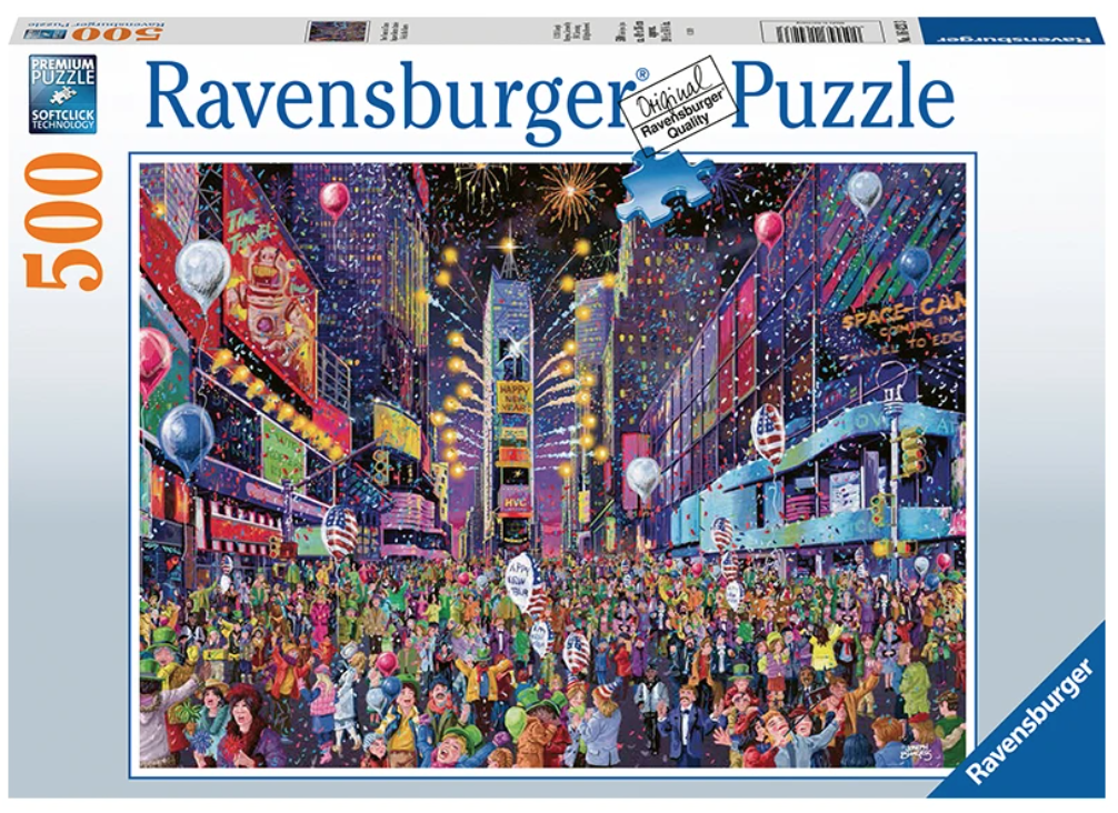 New Years Eve in Times Square 500 Piece Puzzle - New for 2020