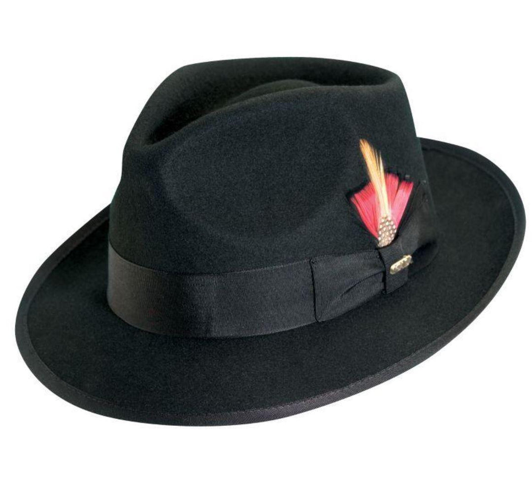 New Yorker Wool Felt Fedora | Black