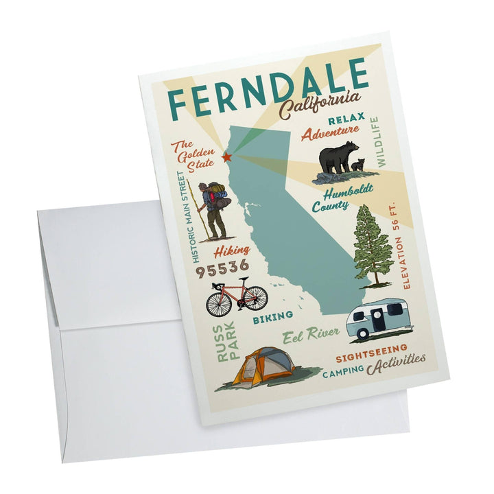 Notecard | Ferndale California Icons