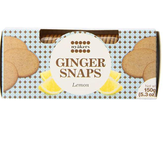 Nyakers Lemon Gingersnaps