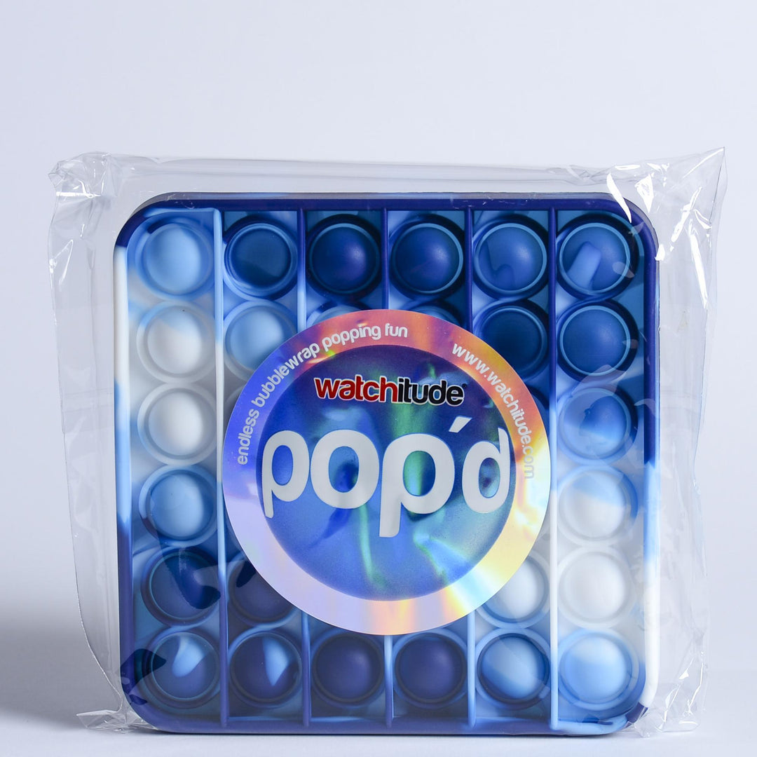 Ocean Square - POP'd by Watchitude - Bubble Popping Toy