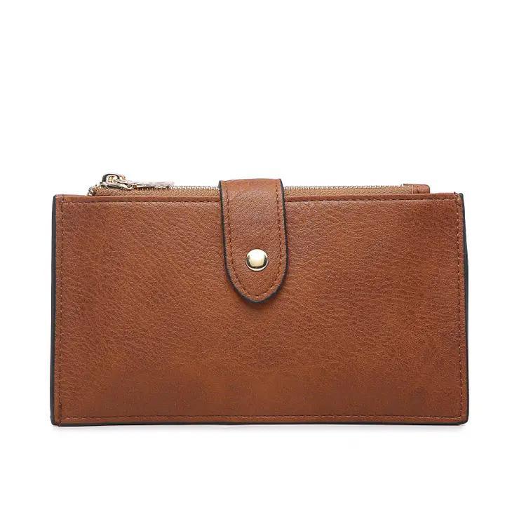 Odelia Two Compartment RFID Protection Wallet | Brown