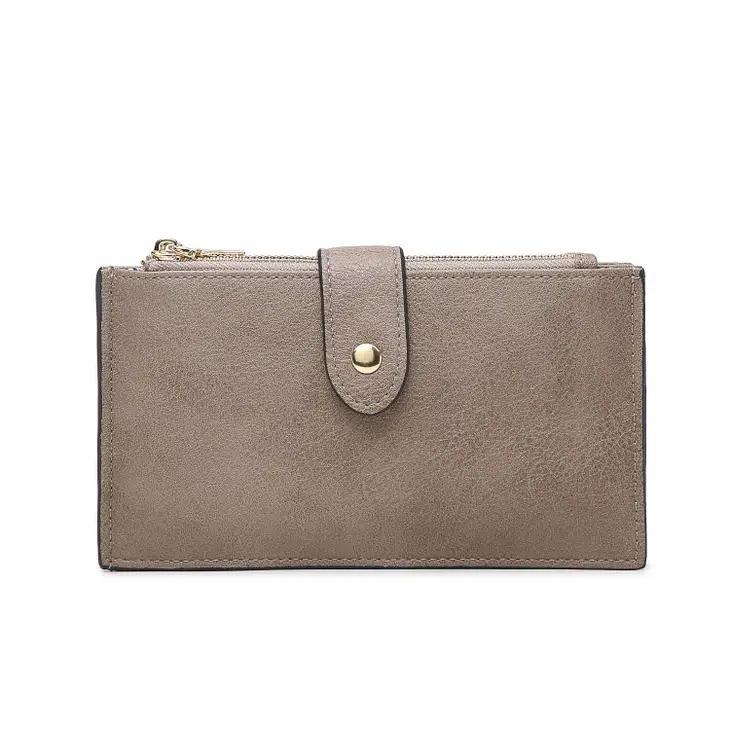 Odelia Two Compartment RFID Protection Wallet | Clay