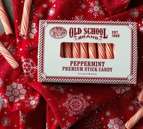 Old School Brand Premium Peppermint Stick Candy