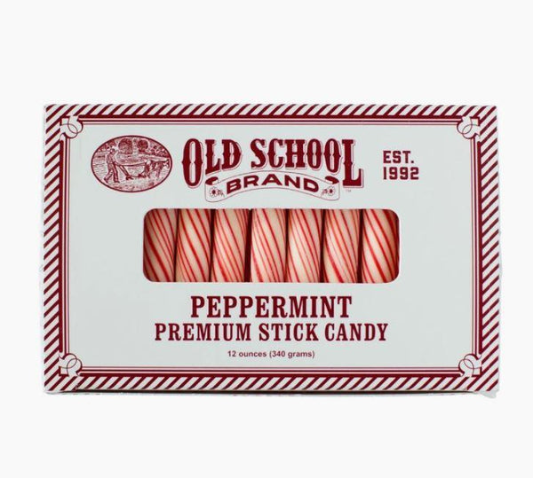 Old School Brand | Premium Peppermint Stick Candy