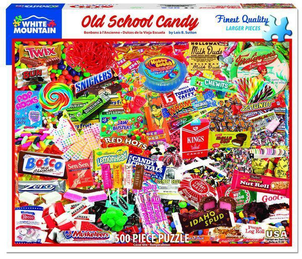 Old School Candy 500 Piece Puzzle