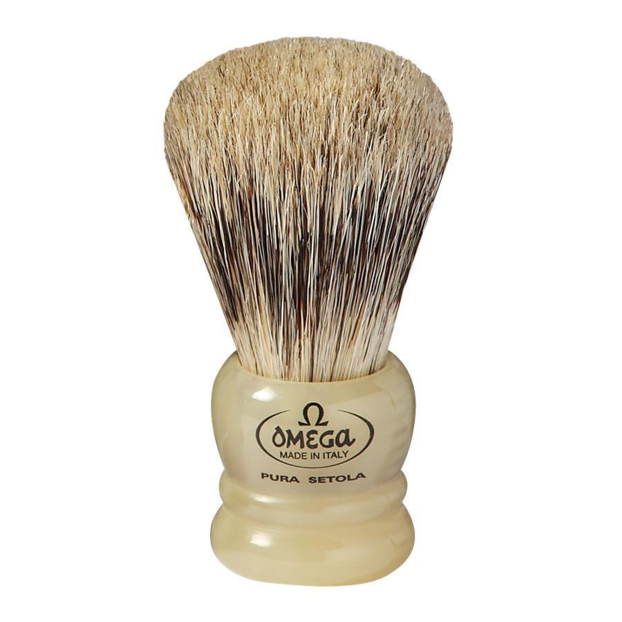 Omega Bristle Mix (Boar Bristle & Badger) Shaving Brush