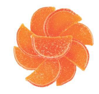 Orange Jelly Candy Slices Copy
