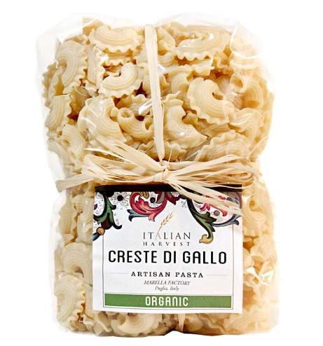 Organic Artisan Italian Pasta | Creste di Gallo (Rooster Crests)