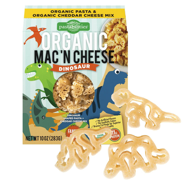 Organic Dinosaur Shaped Mac ‘n Cheese