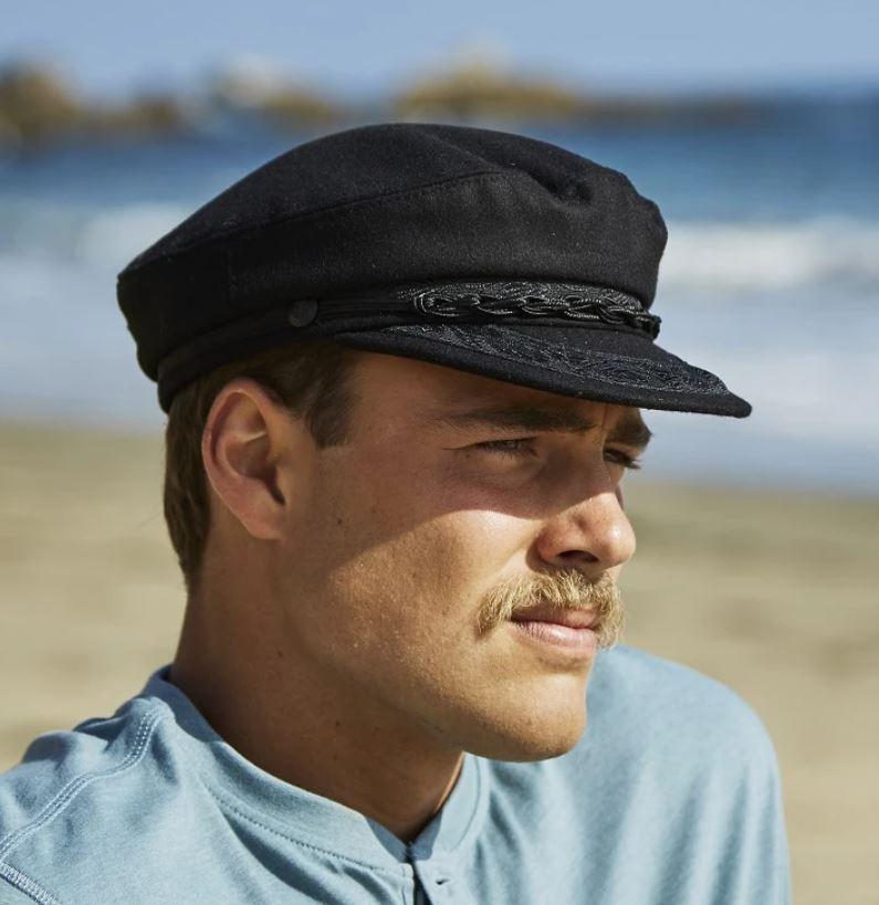 Original Greek Fisherman Wool Hat | Black