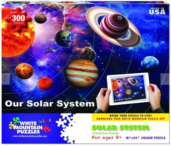 White Mountain Jigsaw Puzzle | Our Solar System 300 Piece