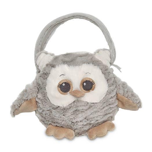 Bearington Collection Carrysome Plush Purses Owlie Owl