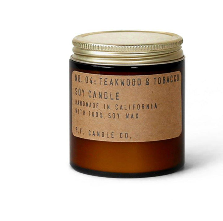 P.F. Candle Travel Candle | Teakwood & Tobacco