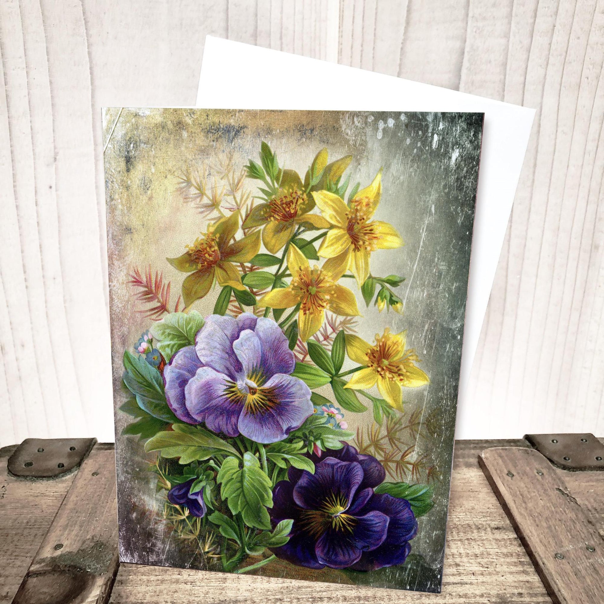 Pansy Floral Everyday Card by Yesterday's Best