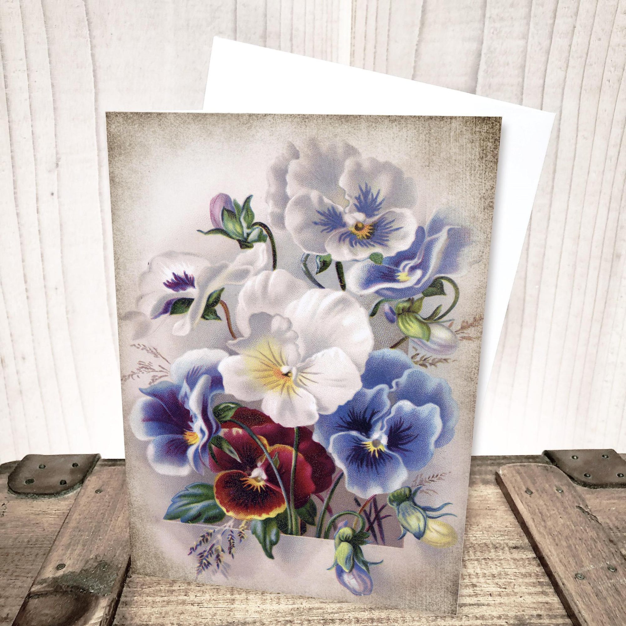 Pansy Flower Everyday Card by Yesterday's Best