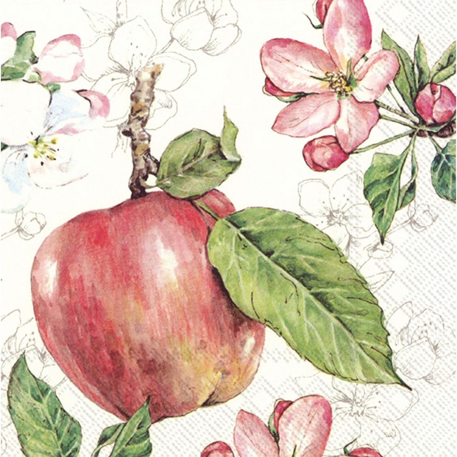 Paper Lunch Napkins Apple Blossom