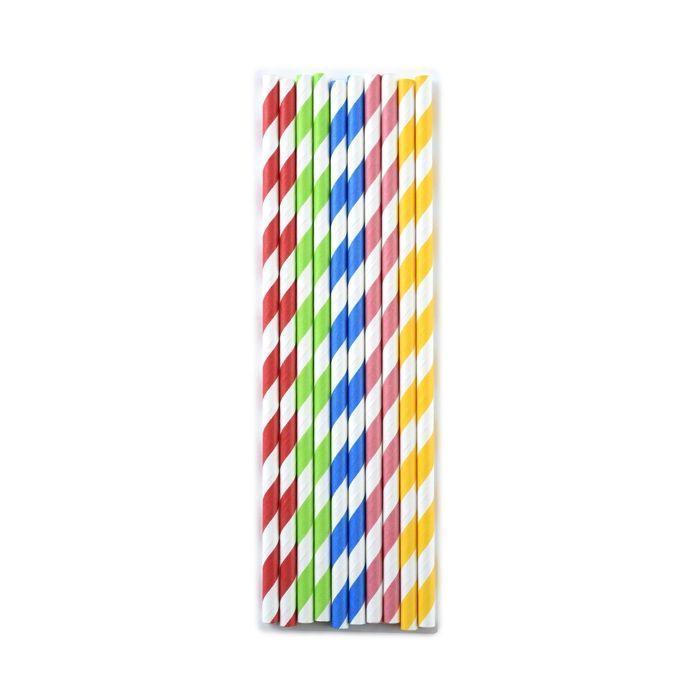 Paper Party Straws Stripes