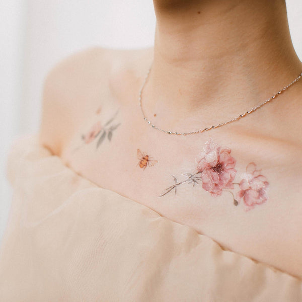 PAPERSELF Temporary Tattoo Skin Accessories | Bees Garden