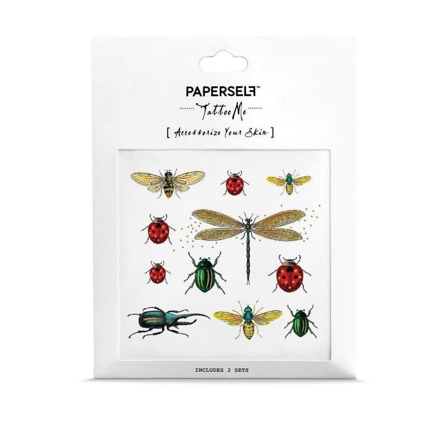 PAPERSELF Temporary Tattoo Skin Accessories | Bugs