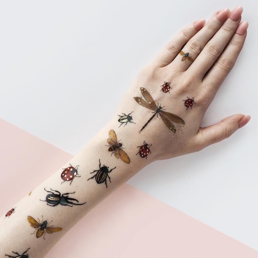 PAPERSELF Temporary Tattoo Skin Accessories | Bugs