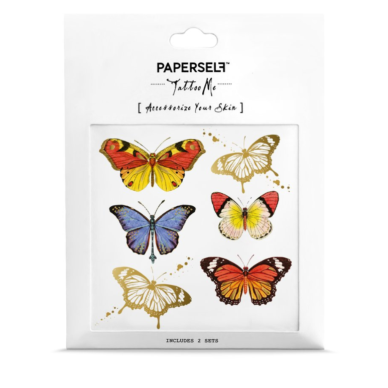 PAPERSELF Temporary Tattoo Skin Accessories | Butterflies