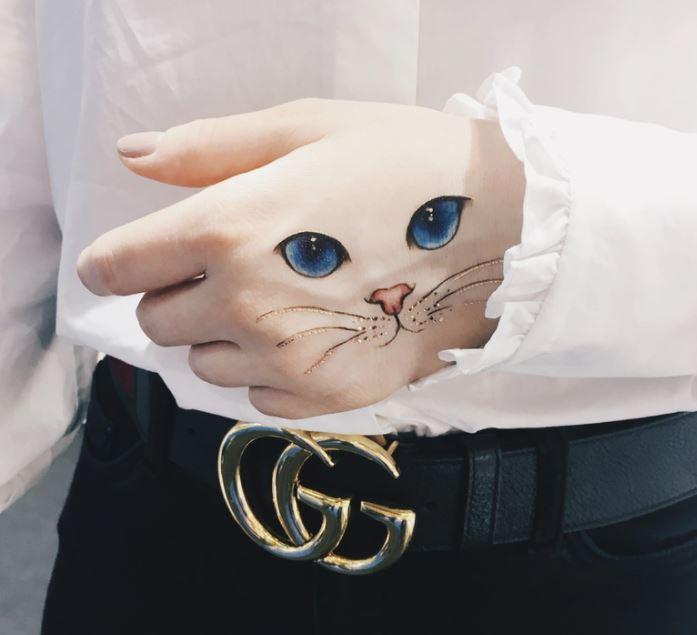 PAPERSELF Temporary Tattoo Skin Accessories | Cat Eyes