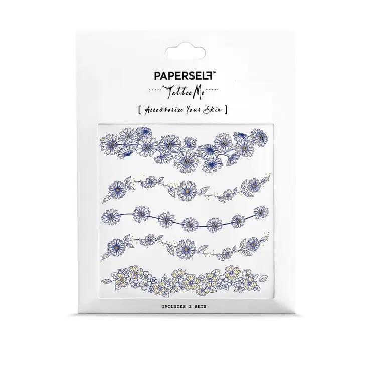 PAPERSELF Temporary Tattoo Skin Accessories | Daisy Bloom