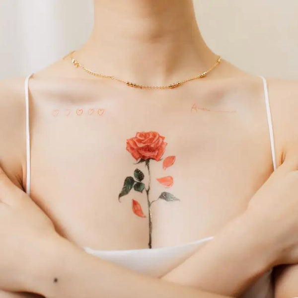 PAPERSELF Temporary Tattoo Skin Accessories | English Rose