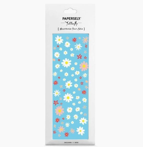 PAPERSELF Temporary Tattoo Skin Accessories | Hippie Daisy