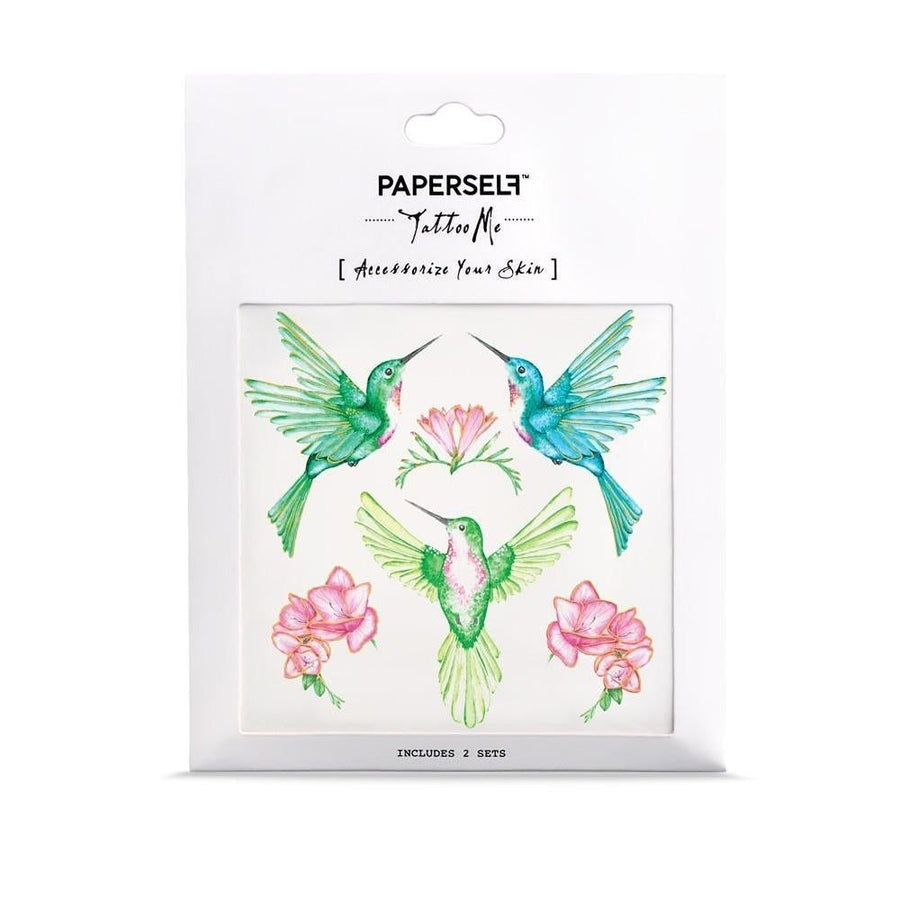 PAPERSELF Temporary Tattoo Skin Accessories | Hummingbird