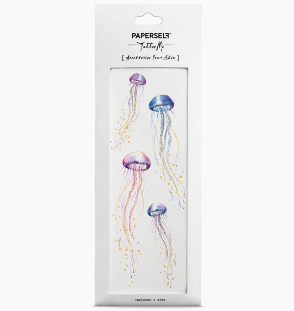 PAPERSELF Temporary Tattoo Skin Accessories | Jellyfish