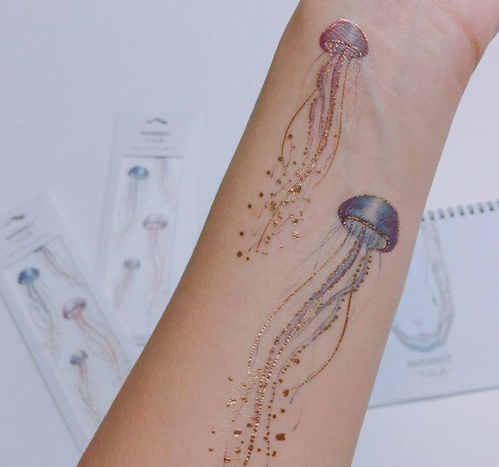 PAPERSELF Temporary Tattoo Skin Accessories | Jellyfish