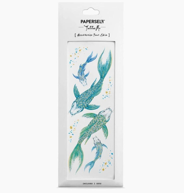 PAPERSELF Temporary Tattoo Skin Accessories | Koi