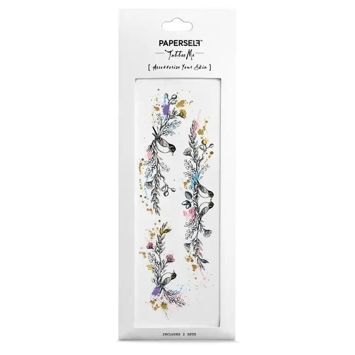 PAPERSELF Temporary Tattoo Skin Accessories | Love Birds